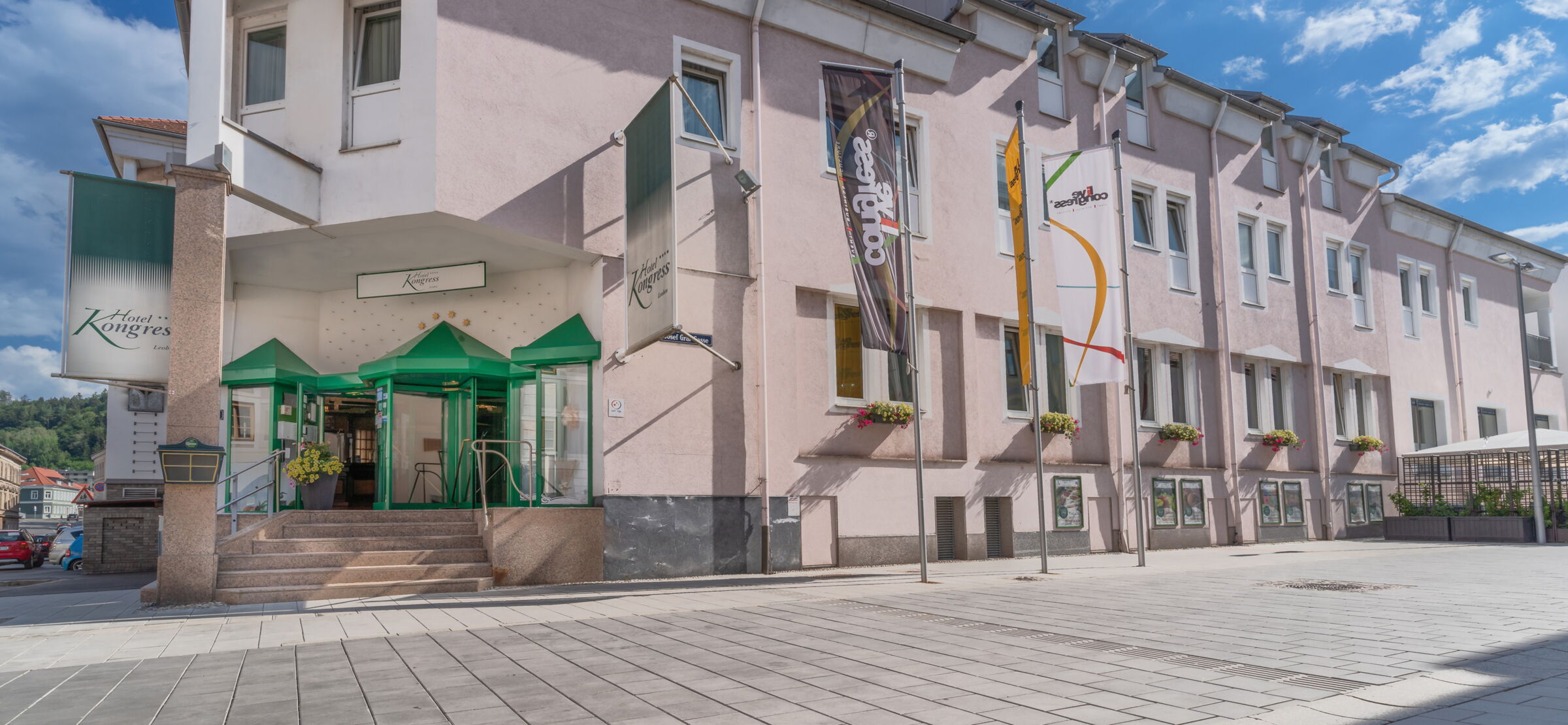 Das Hotel Kongress Leoben von außen; © Hubert Uranjek