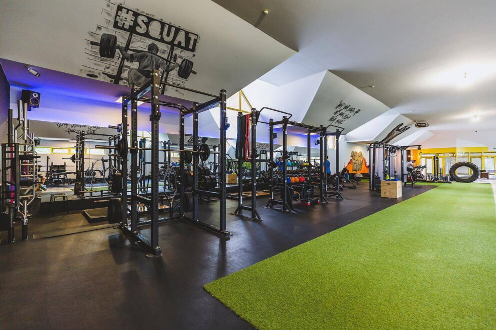 Indoor area of Sam's Gym in Leoben