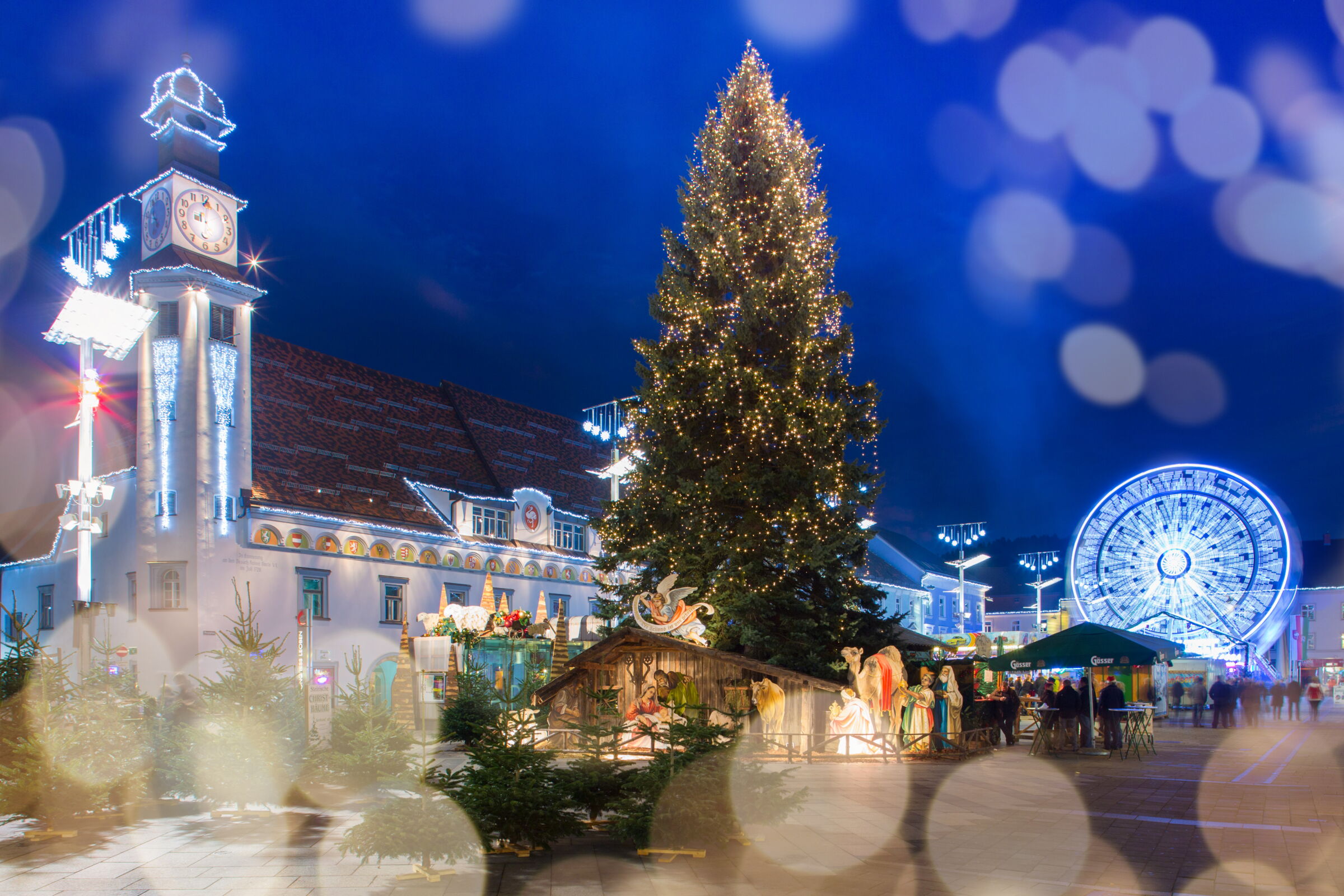 Der Christkindlmarkt in Leoben; © Freisinger
