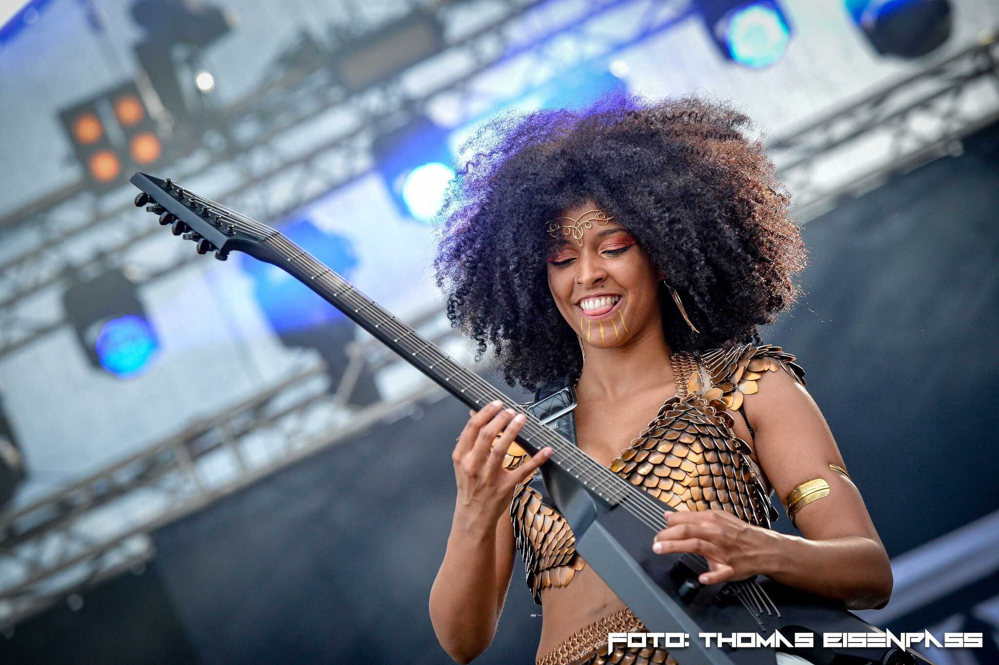 A guitarist at the Area53 Festival; © Thomas Eisenpass