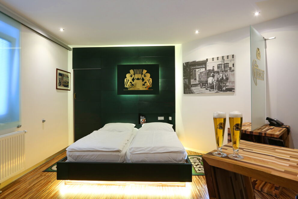 Das Industrieromantik Zimmer im Hotel Kongress