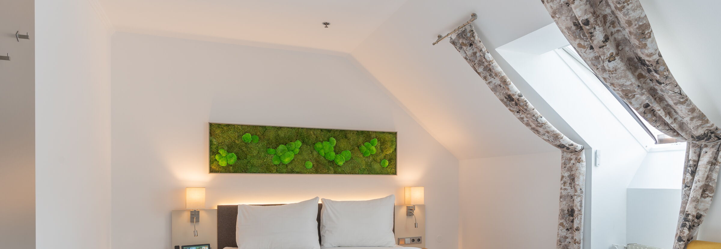 Picture above double bed in Greenwing room